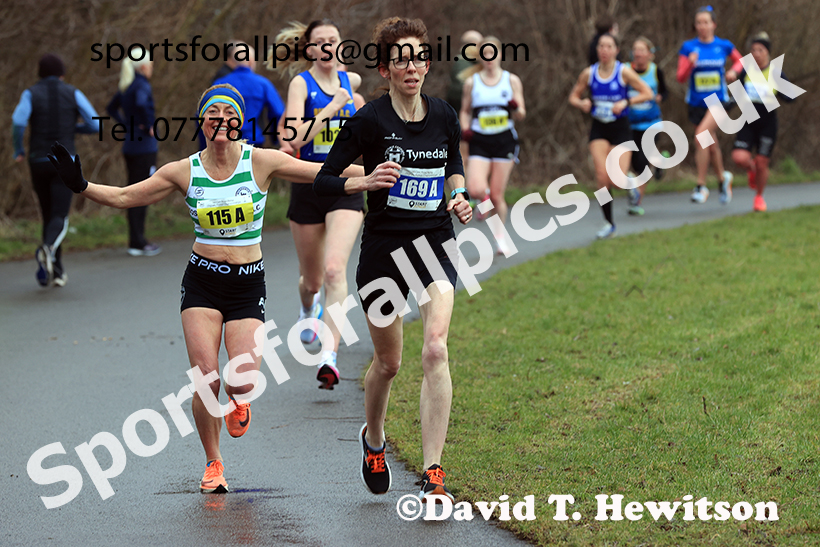 Senior Women and Over-35s Women 2025 NECAA Royal Signals Road Relays Champs.,  Hetton Lyons Country Park, Hetton le Hole, County Durham. Photo: David T. Hewitson/Sports for All Pics
